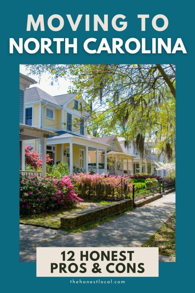 pros and cons of living in North Carolina