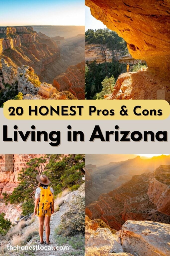 Pros and cons of living in Arizona