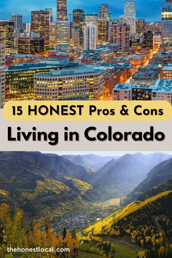 Pros and cons of moving to Colorado