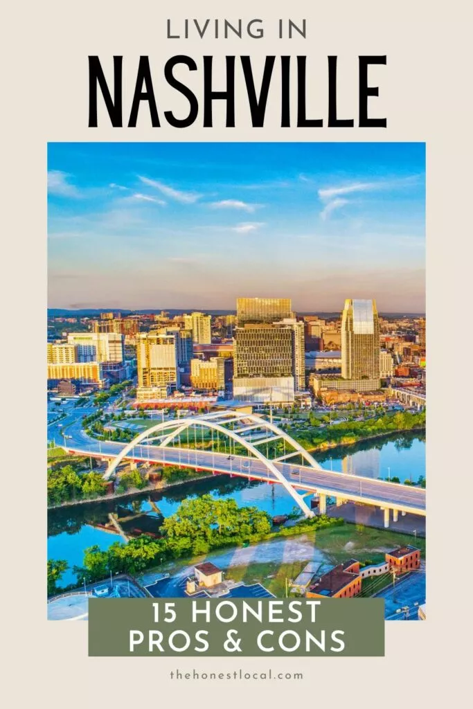 pros and cons of living in Nashville Tennessee