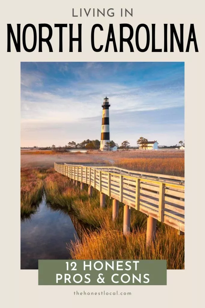 pros and cons of living in North Carolina