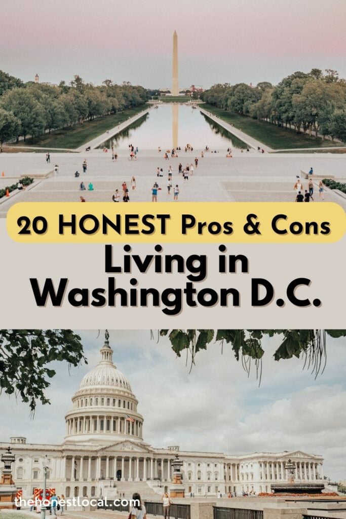 Pros and Cons of moving to Washington DC