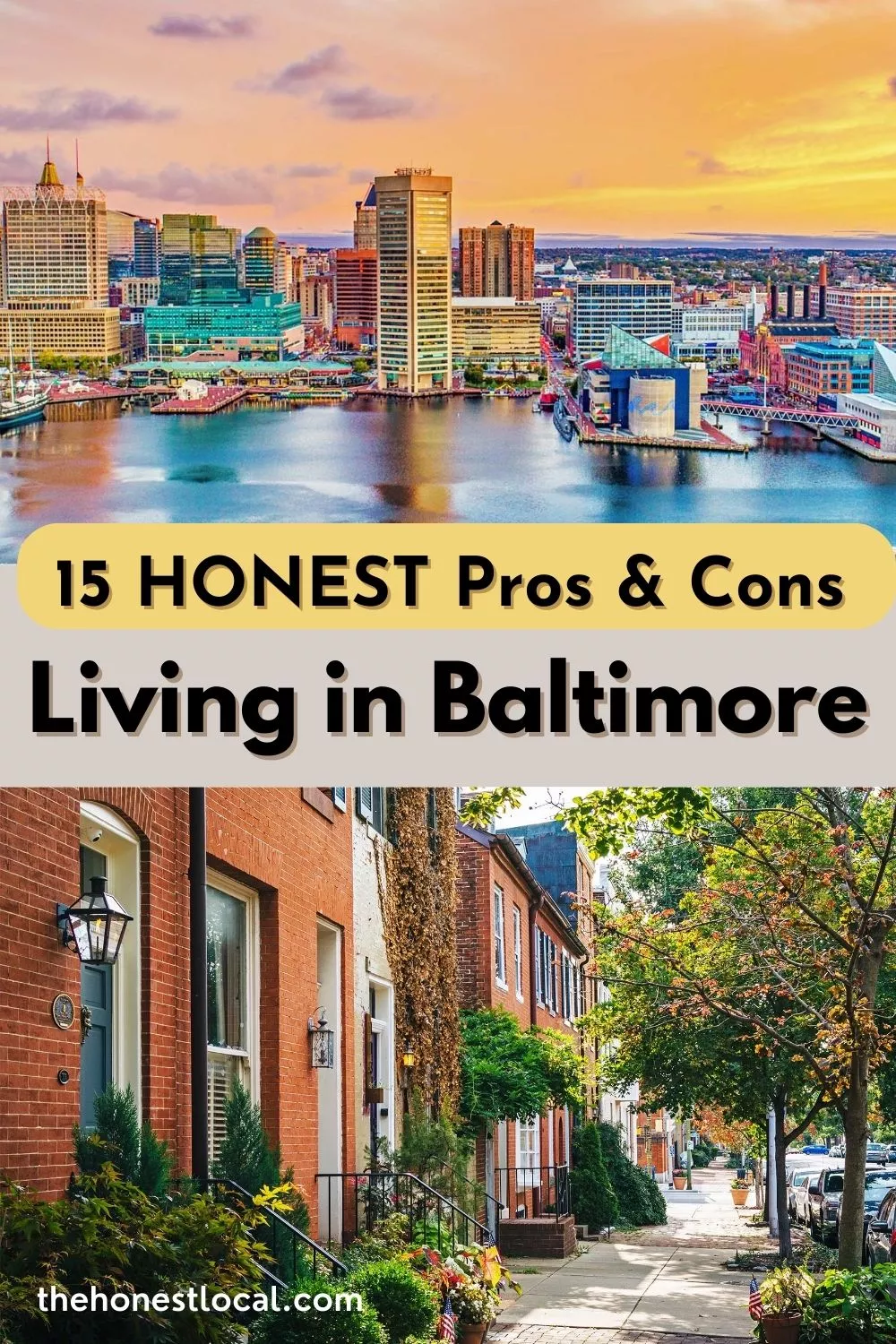 Pros and cons of living in Baltimore