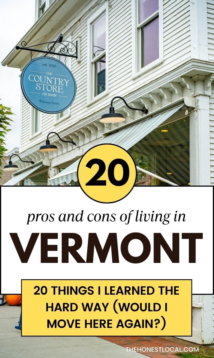 things to know before moving to Vermont