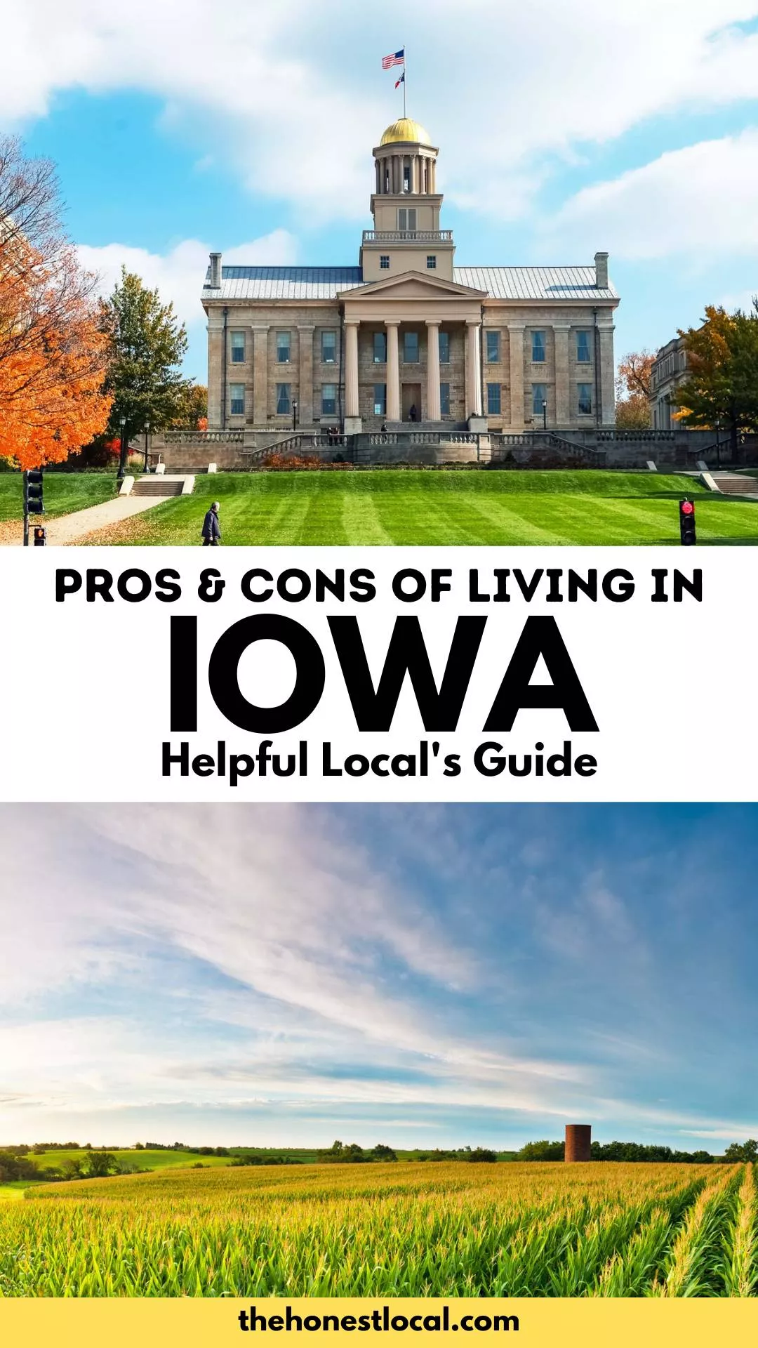 pros and cons of living in iowa