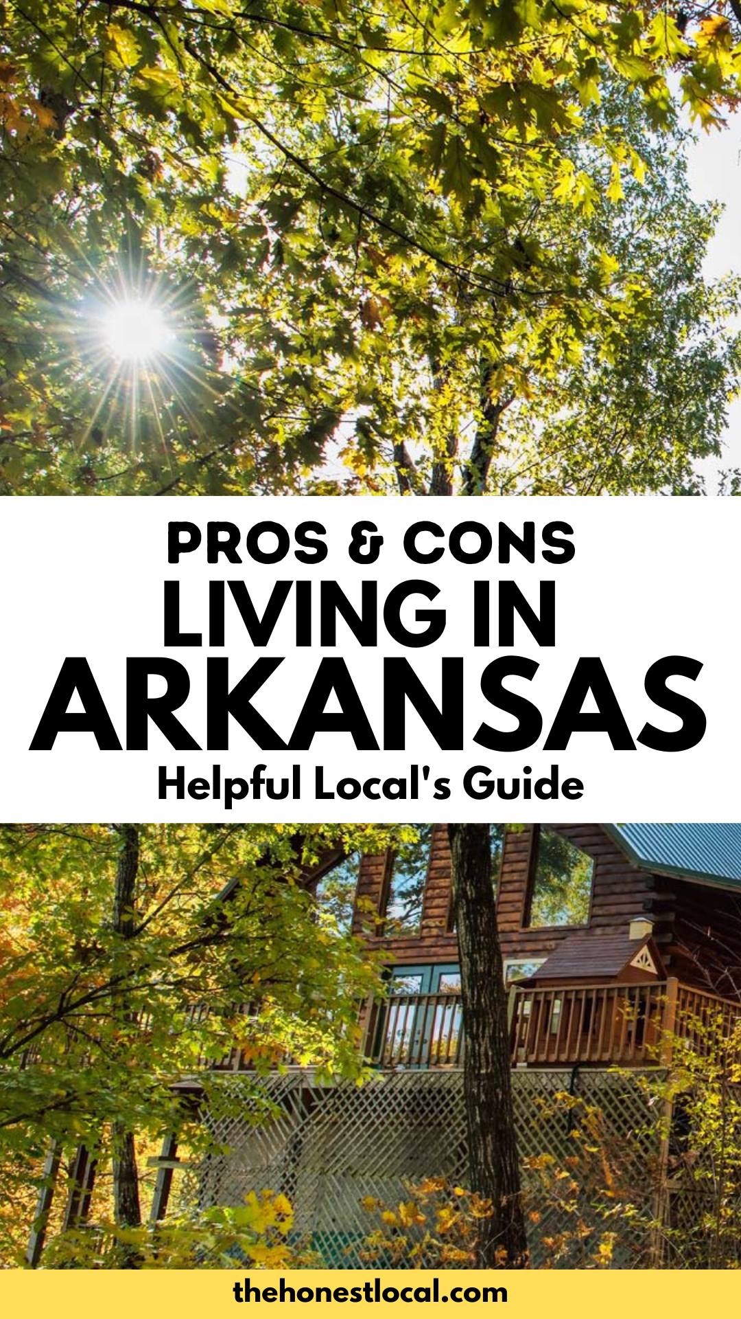 pros and cons of living in arkansas
