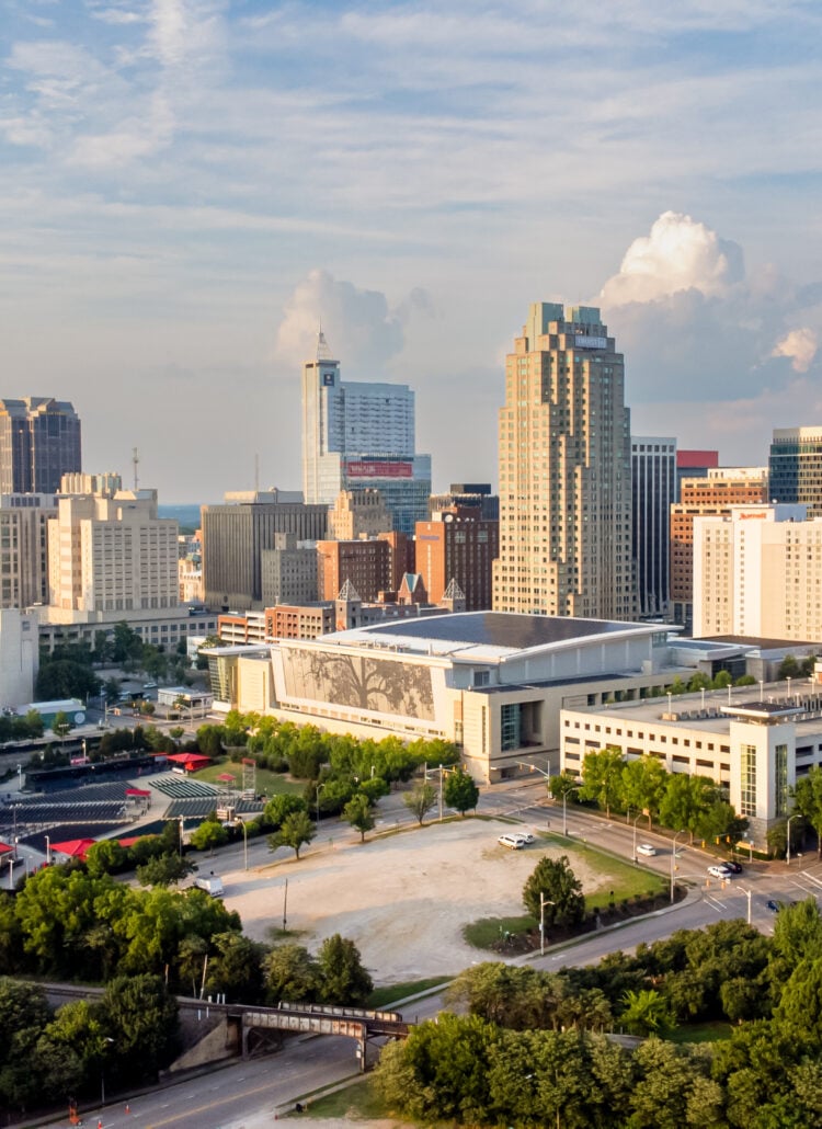 Downtown Raleigh, North Carolina skyline